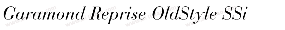 Garamond Reprise OldStyle SSi Normal字体转换
